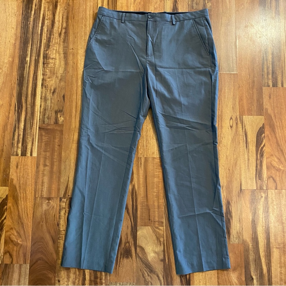 Calvin Klein Men's Charcoal Dress Pants
